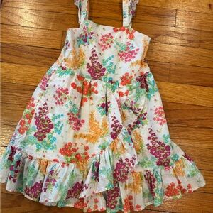 Floral Kids Dress - Multicolor
